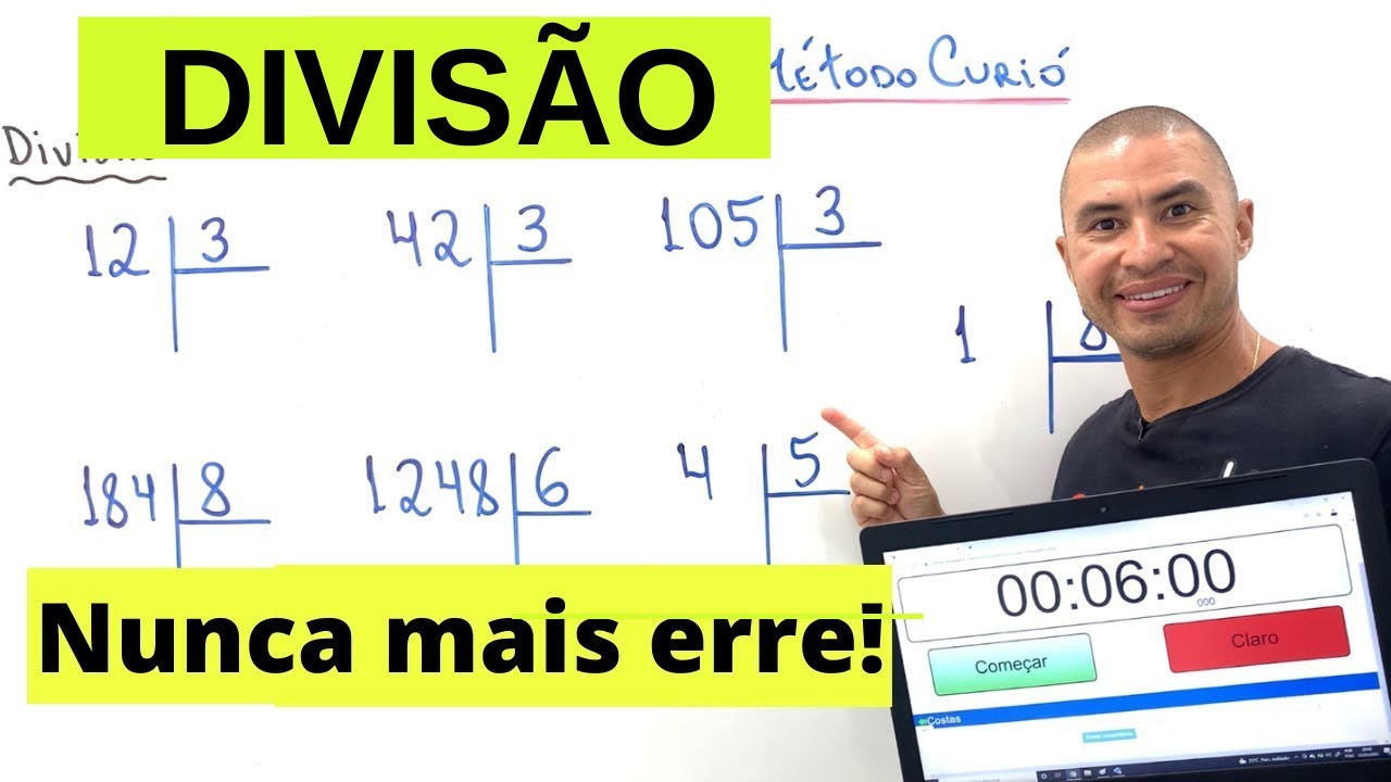 Fácil e Rápido | APRENDA DIVISÃO EM 6 MINUTOS