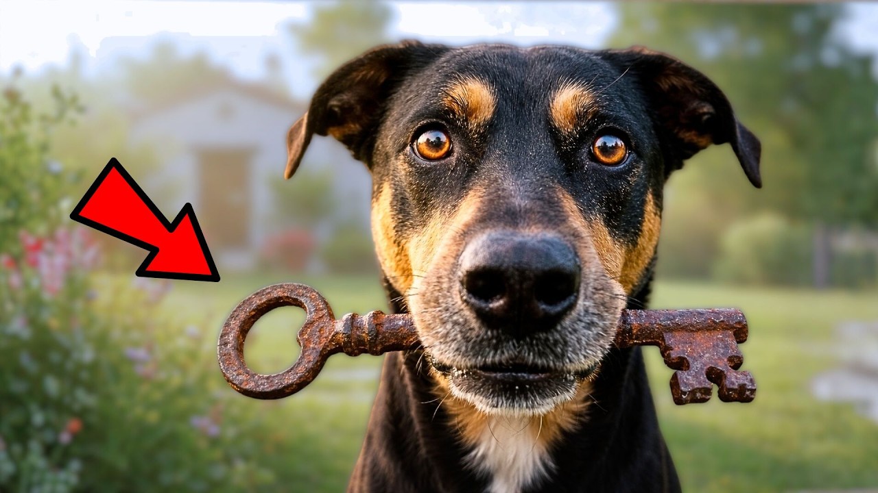 Cada Mañana Su Perro Dejaba UNA LLAVE Oxidada En La PUERTA... Hasta Que ELLA LO SIGUIÓ
