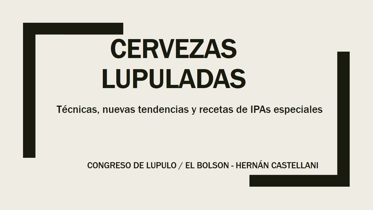 Hernán Castellani - III Congreso de Lúpulo 2018