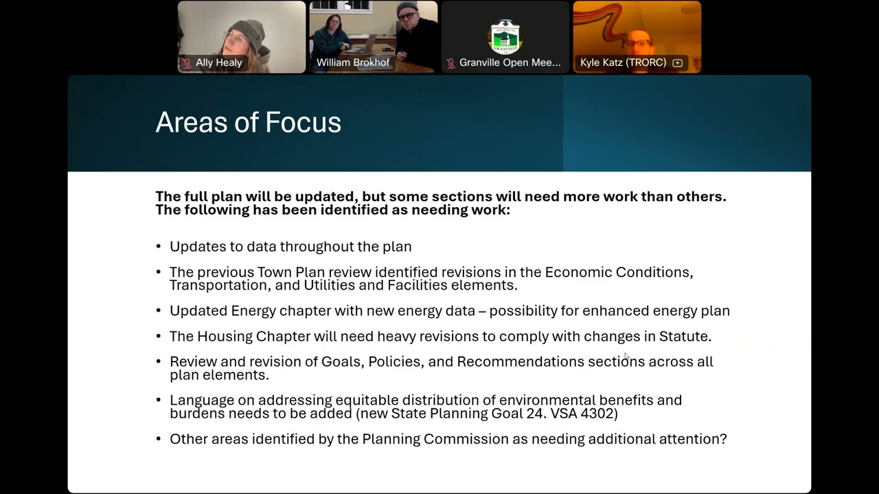 Granville Planning Commission meeting 02192026