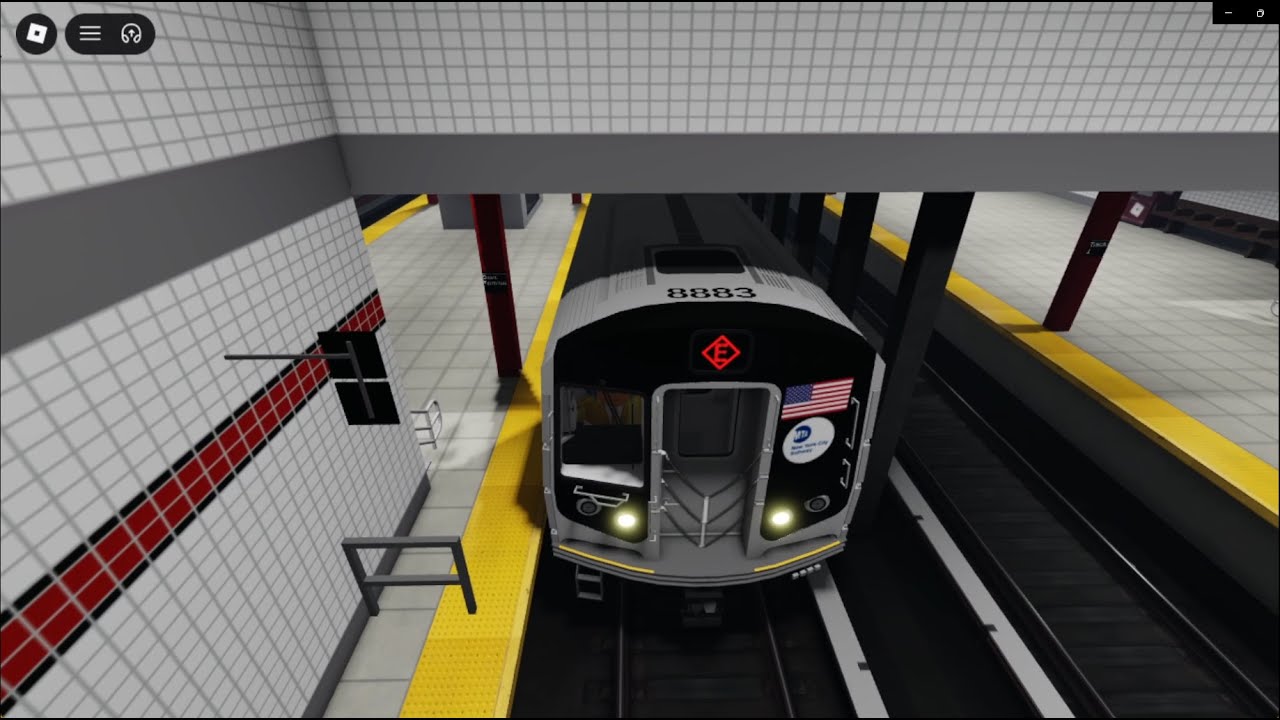 Roblox Basic Subway Freedrive R160B Siemens E Train From Basic International Airport To Basic Term