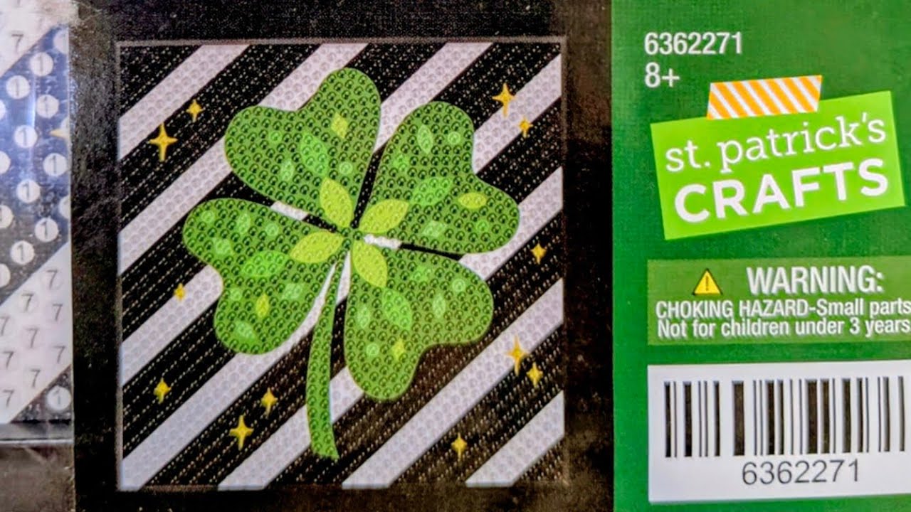 Shamrock Diamond Painting Kit Up |