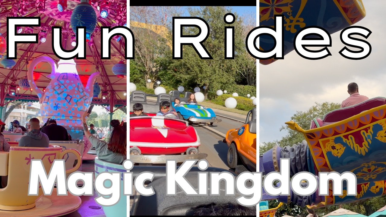 Classic Fun at Magic Kingdom 🎡 | 3 Must-Ride Attractions POV