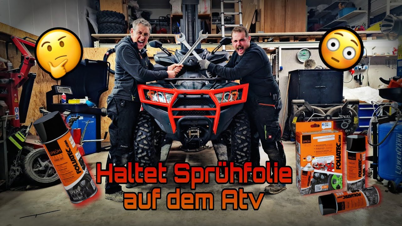 ATV Folieren mit Foliatec / Selbstversuch /Werkstatt Vlog / HD