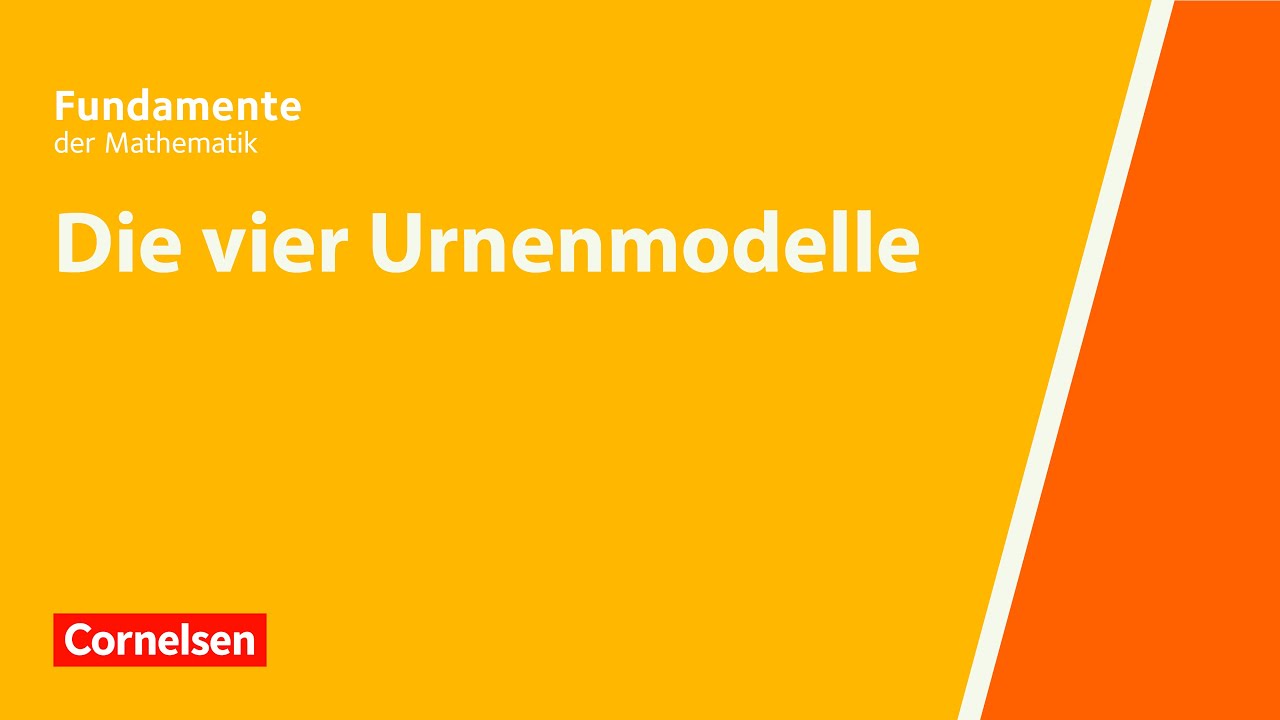 Die vier Urnenmodelle | Fundamente der Mathematik | Erkl&auml;rvideo