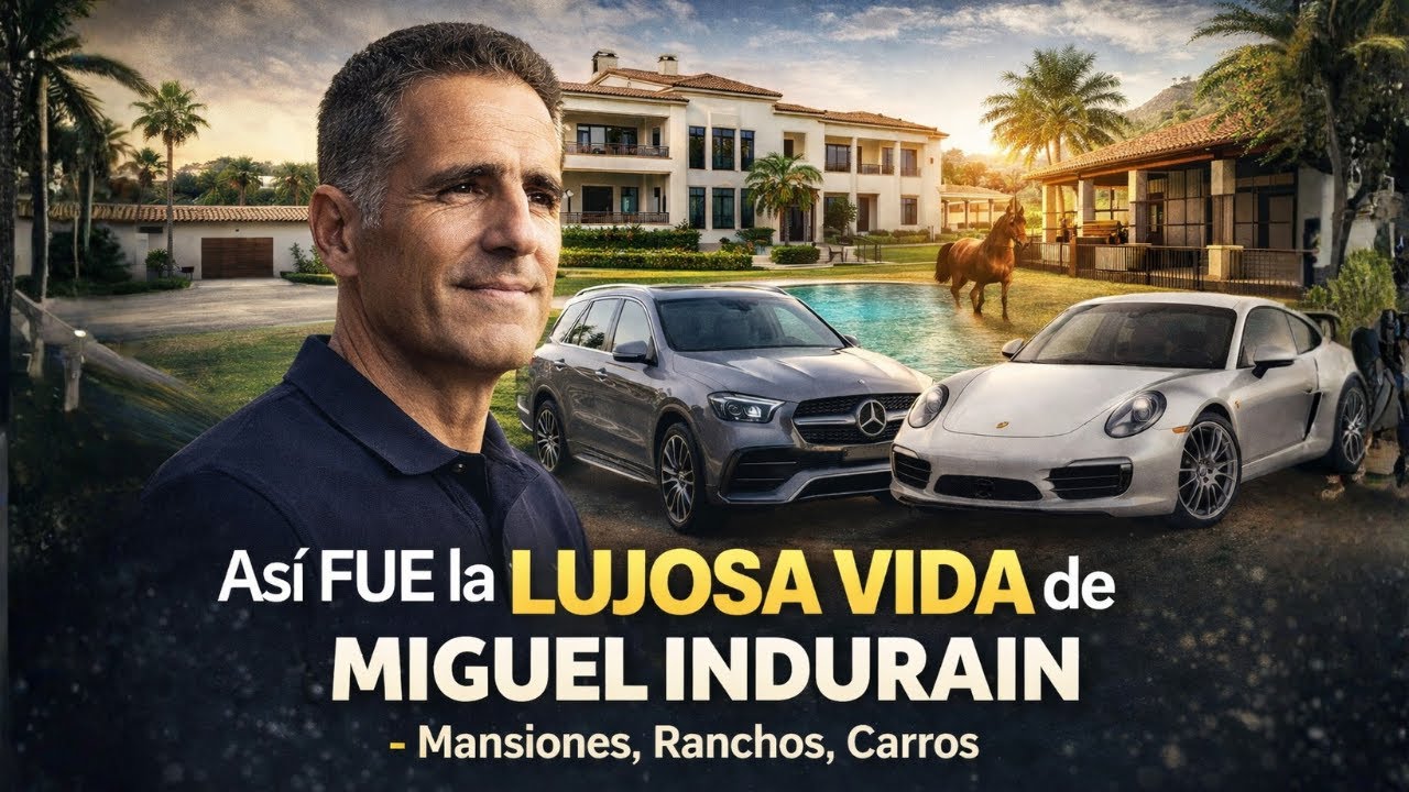 Asi FUE la LUJOSA VIDA de Miguel Indurain - Mansiones, Ranchos, Carros