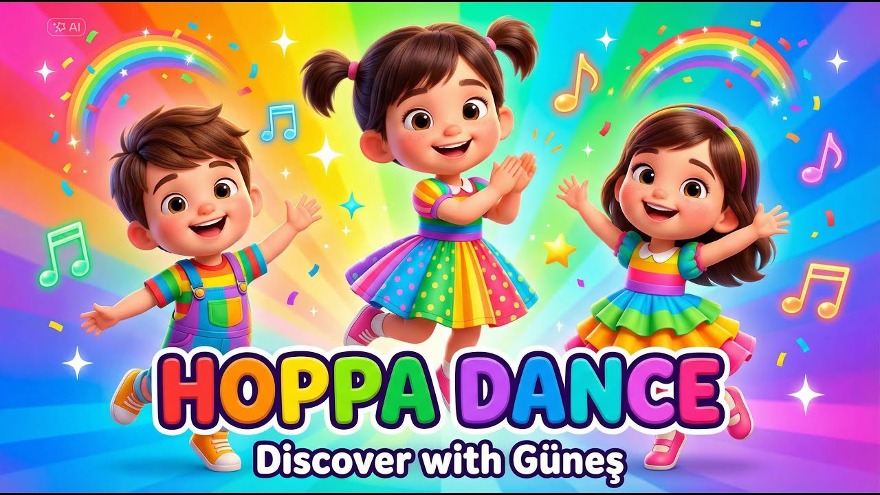Hoppa Dance Song 🕺 | Fun Dance Song for Kids | Discover with Güneş