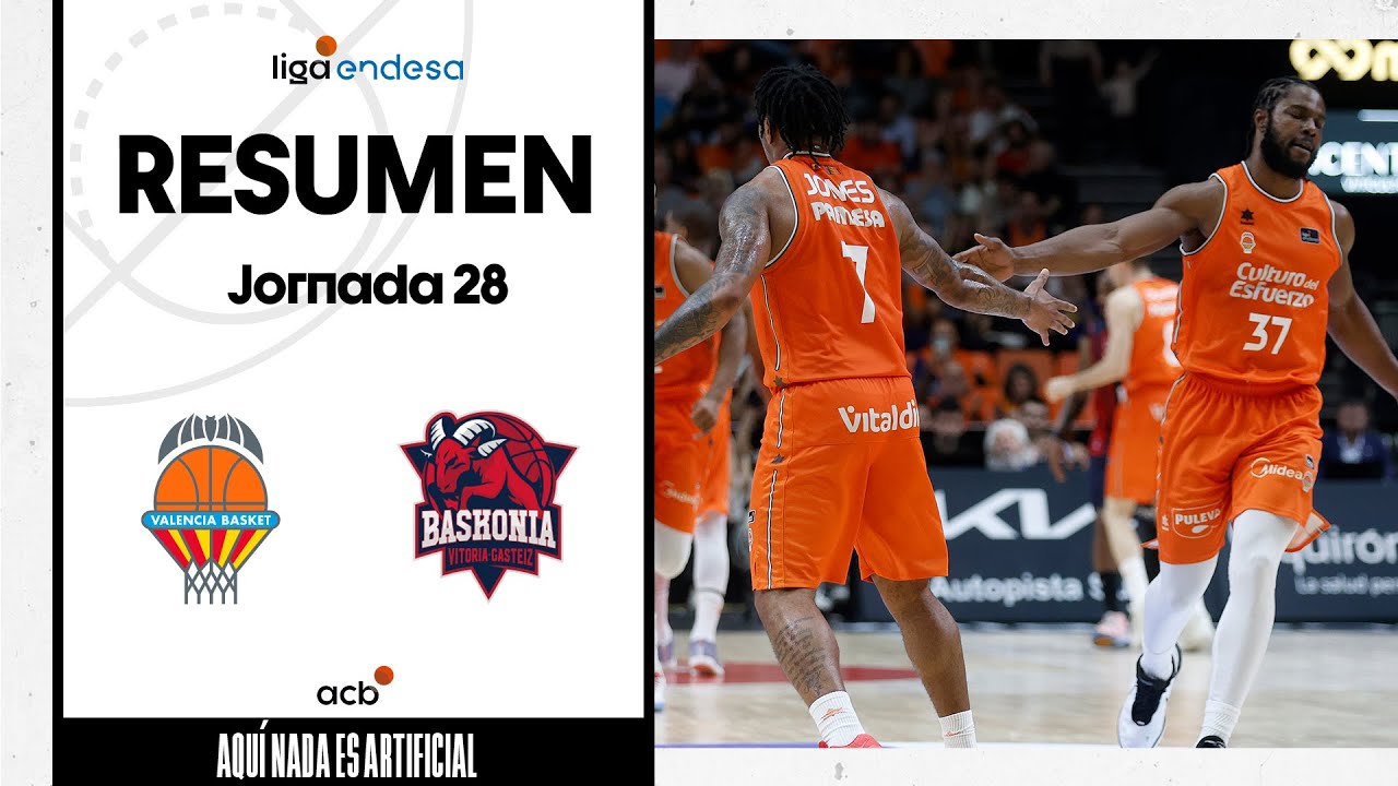 Valencia Basket - Baskonia (111-101) RESUMEN | Liga Endesa 2023-24
