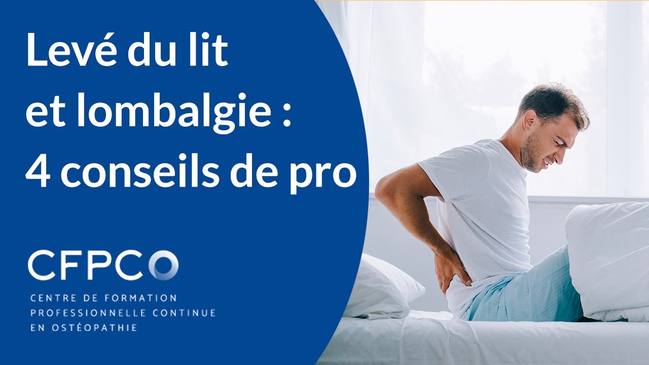 Se lever du lit facilement quand on est lombalgique : 4 conseils de pro