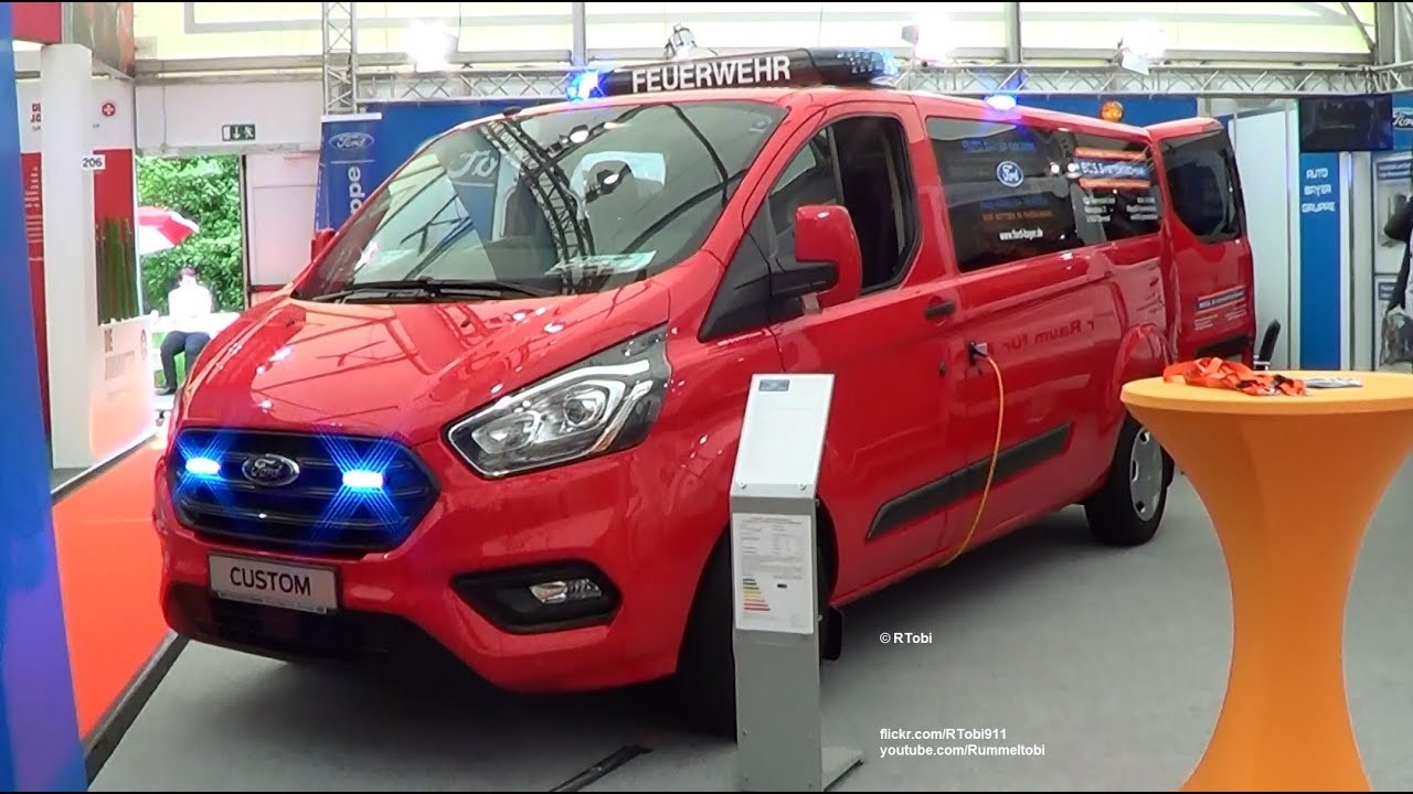 New Ford Transit fire dept. van on the RETTmobil 2018 expo in Germany