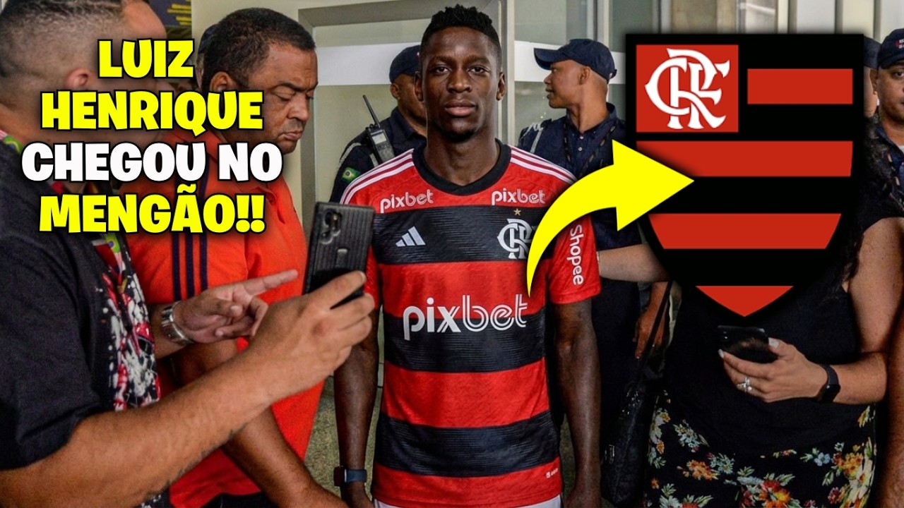 BOMBA NO NINHO! FLAMENGO FECHA COM LUIZ HENRIQUE EM NEGOCIAÇÃO MILIONÁRIA!