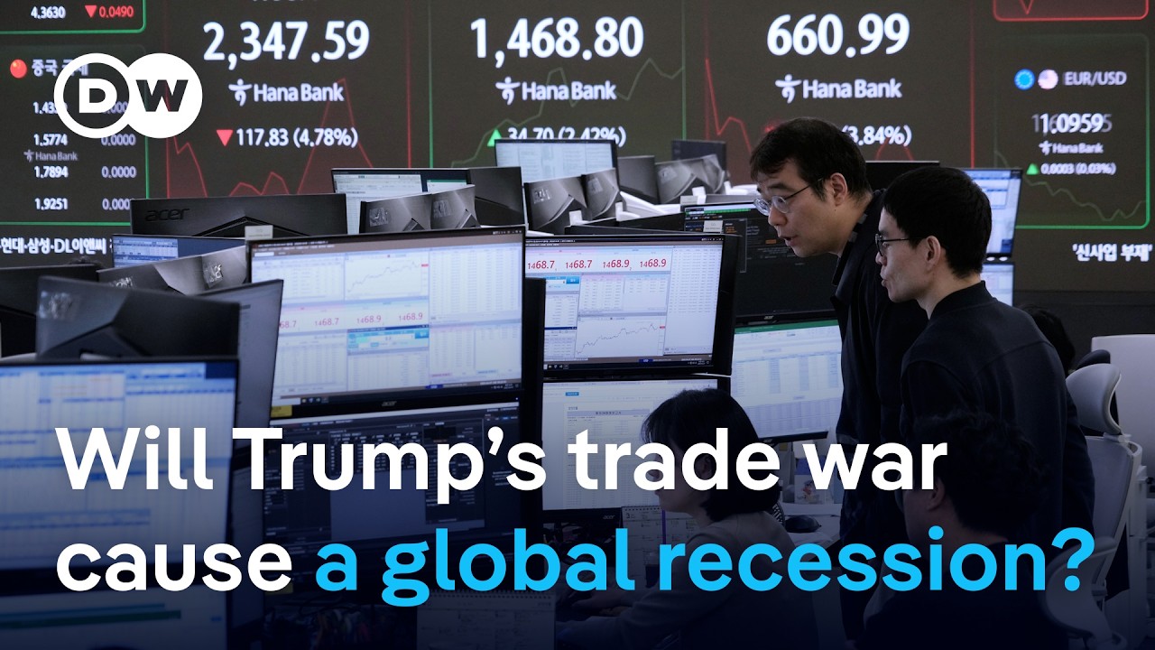 Markets fall as Trump tariffs turmoil deepens | DW News