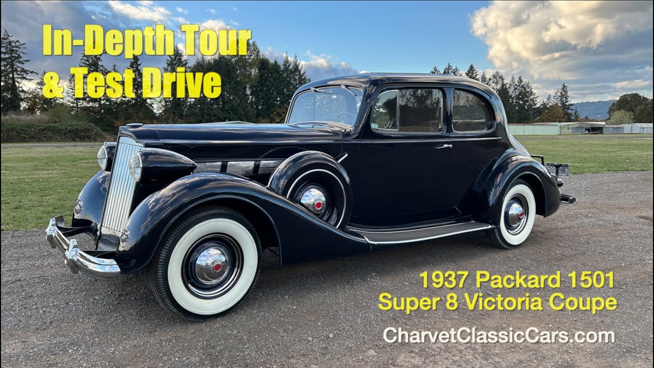 1937 Packard Super 8 Victoria Coupe - Charvet Classic Cars