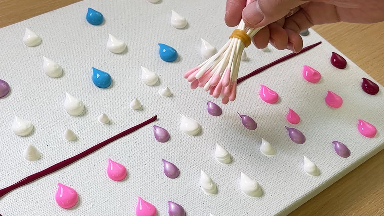 Роспись леса / Легкая техника росписи акрилом