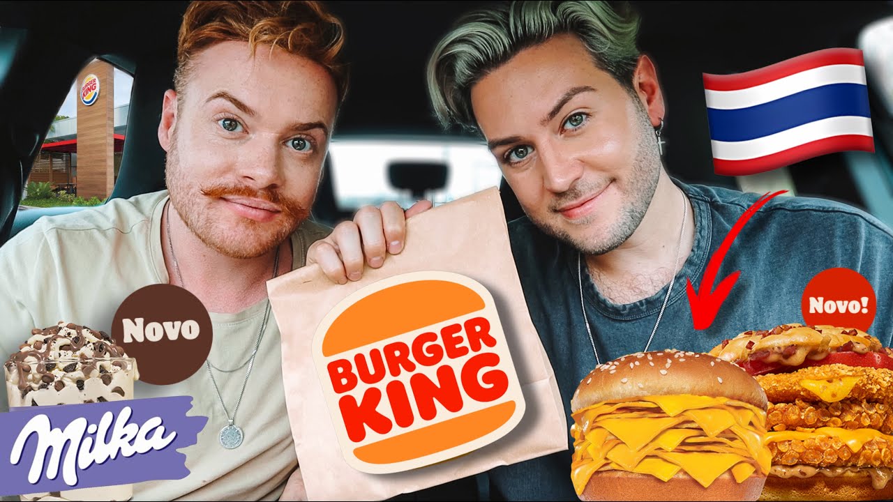 PROVÁMOS AS NOVIDADES DE VERÃO DO BURGER KING!! 🍔☀️
