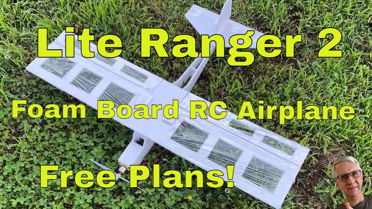 Радиоуправляемый самолет Lite Ranger 2 из пенокартона