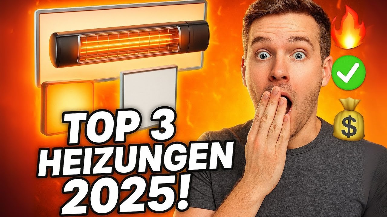 Die besten Infrarotheizungen 2025 – TOP 3 Testsieger im direkten Vergleich!🔥❄️