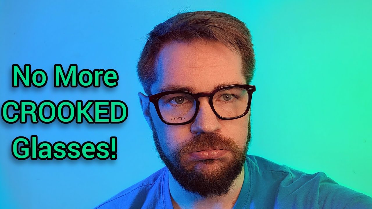 Let's End Crooked Glasses Together! The Ultimate How To Level Crooked Glasses So They're Even!
