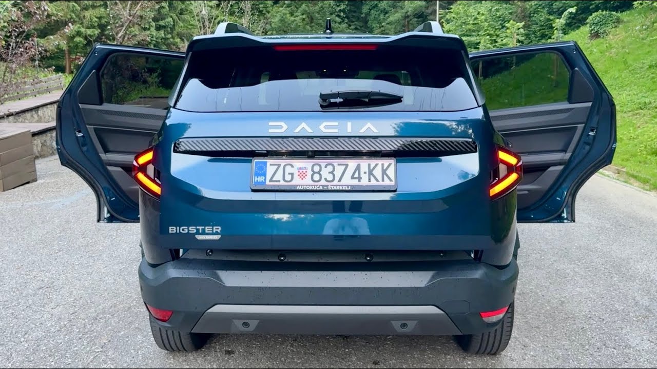 DACIA BIGSTER 2025 - PRACTICALITY, multi view camera 360,  AC controls & TRUNK SPACE