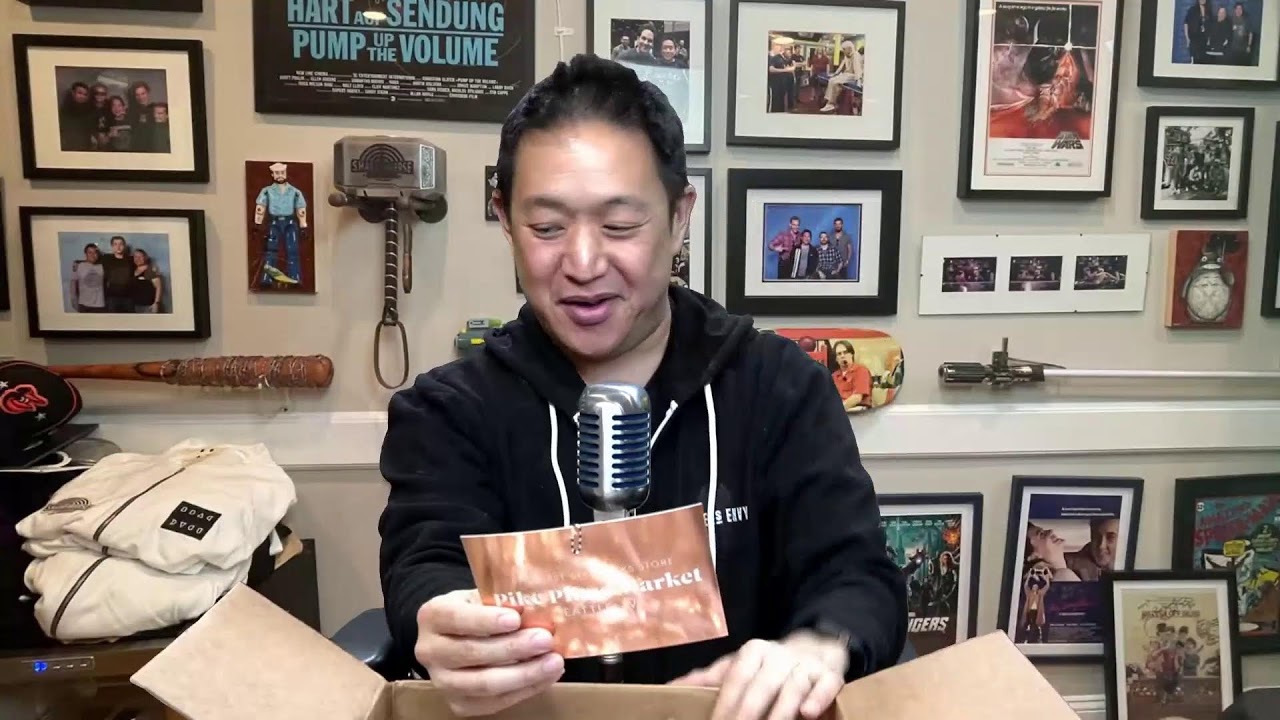 Unboxing something that Megan sent me