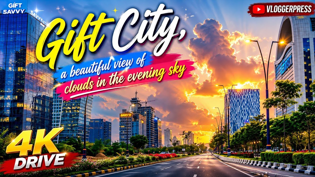 GIFT CITY, A BEAUTIFUL VIEW OF CLOUDS IN THE EVENING SKY | GIFT CITY:CAPTURING THE EVENING | 2026 |