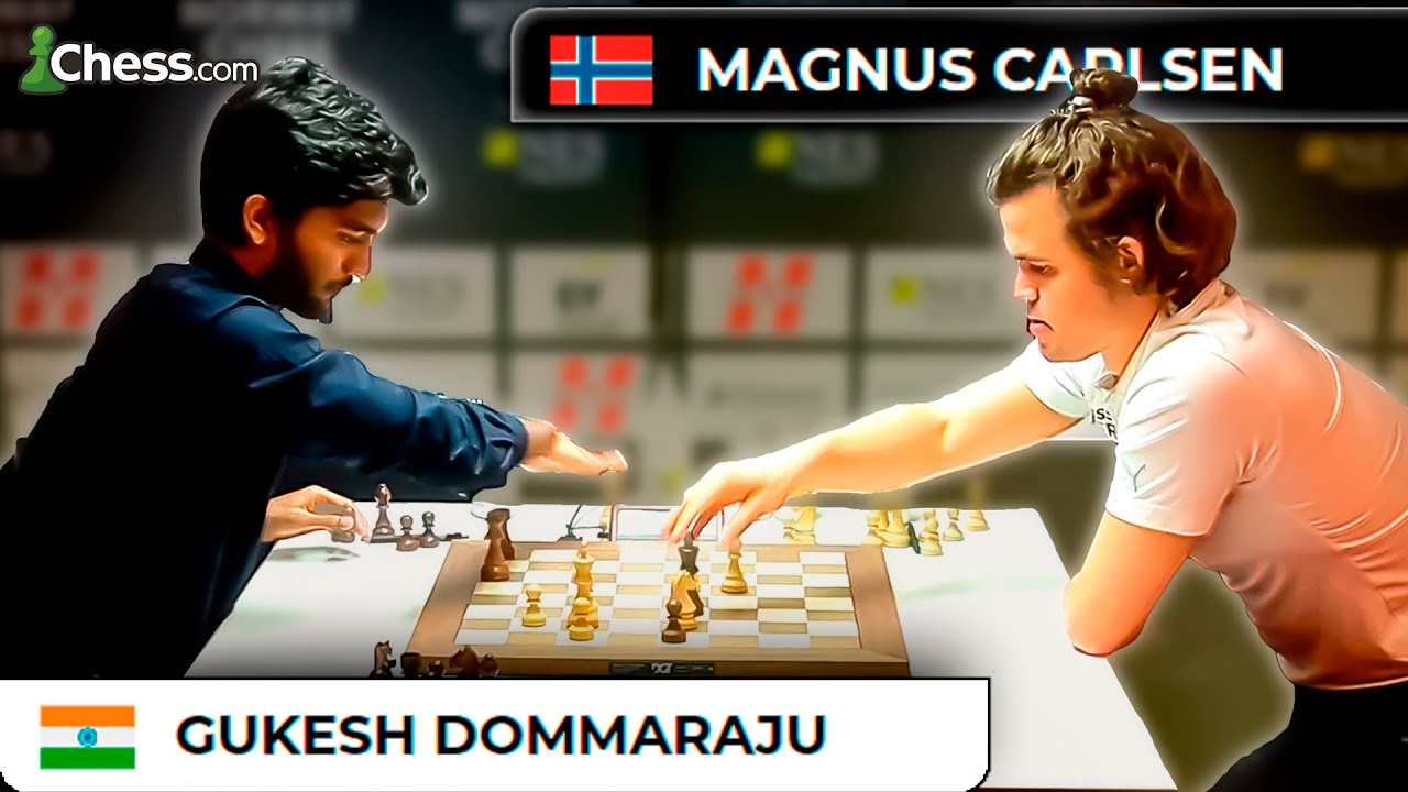 Magnus Carlsen vs Gukesh D. | Ajedrez Narrado en Directo