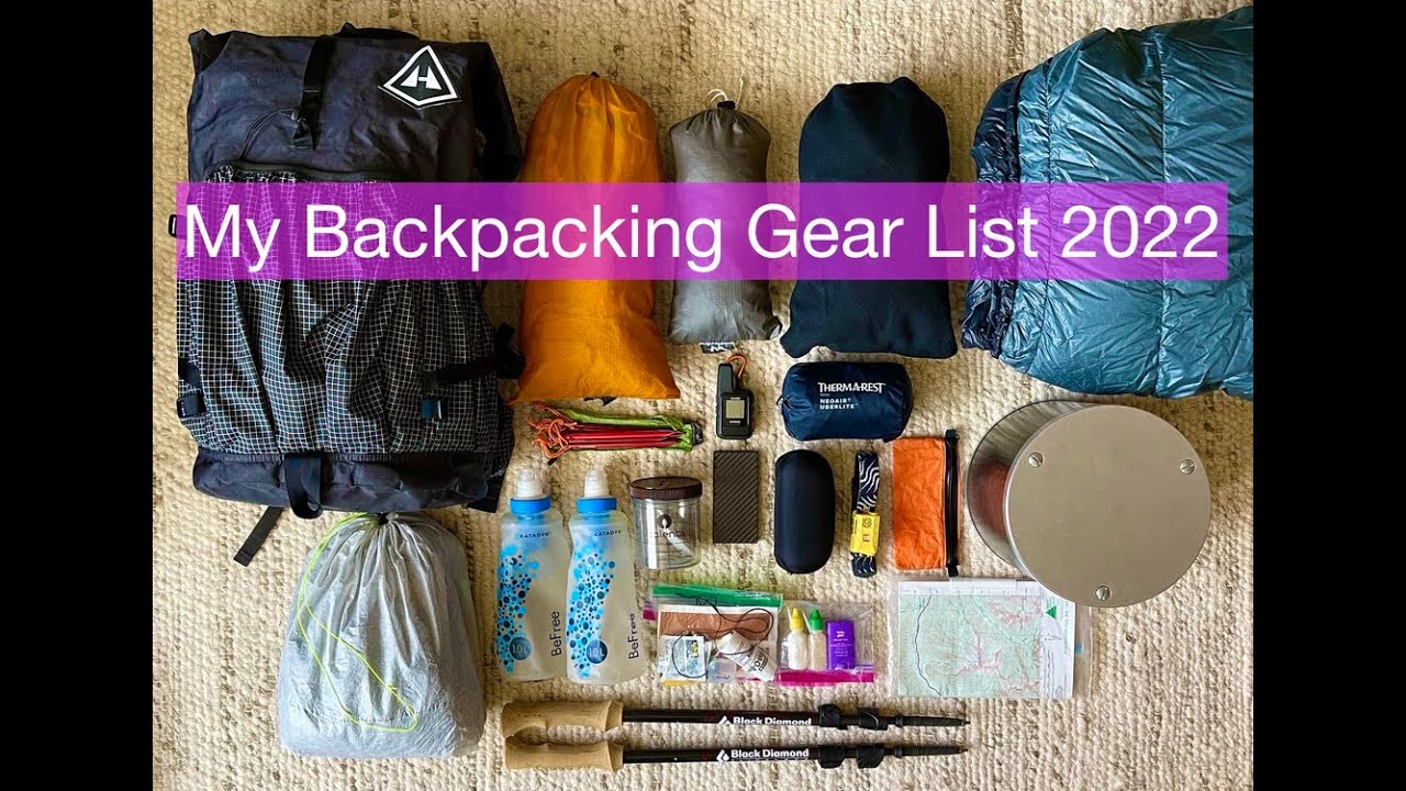 Мой список походного снаряжения — 2022