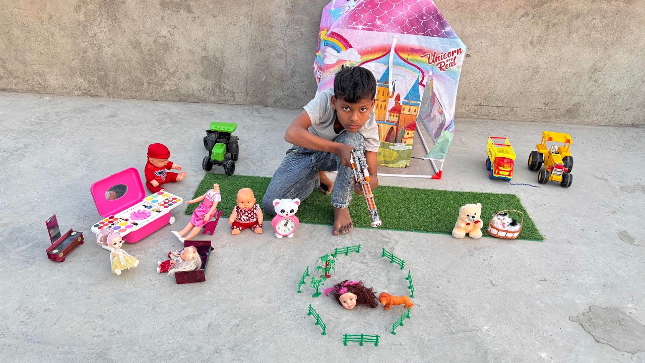 शेर 🐅चिंटू की मम्मी की मुंडी ले गया😨,