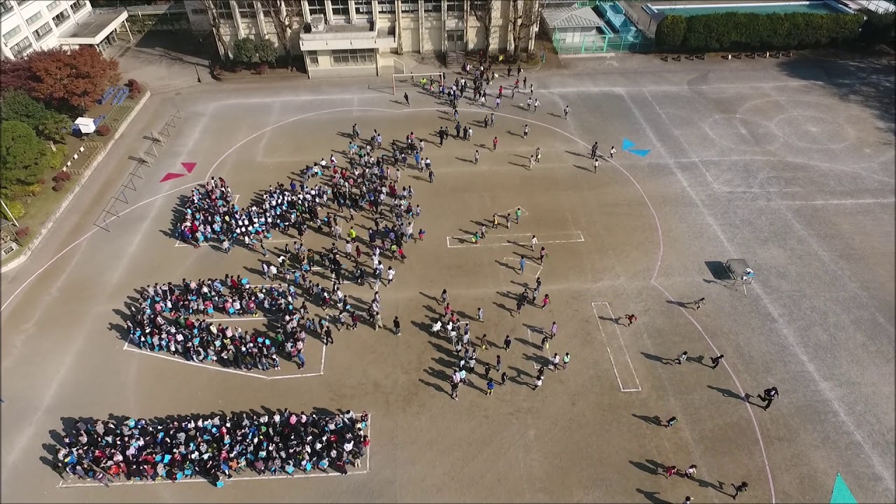青梅市立第三小学校　創立１４５周年記念ドローン撮影3