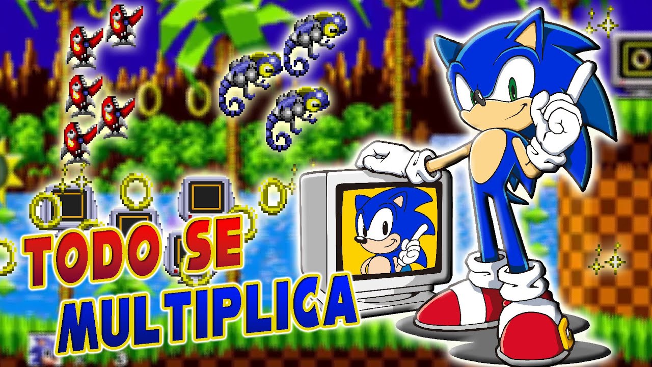 Lo que golpees se multiplica | Hack Sonic 1 | Multiverso sonic