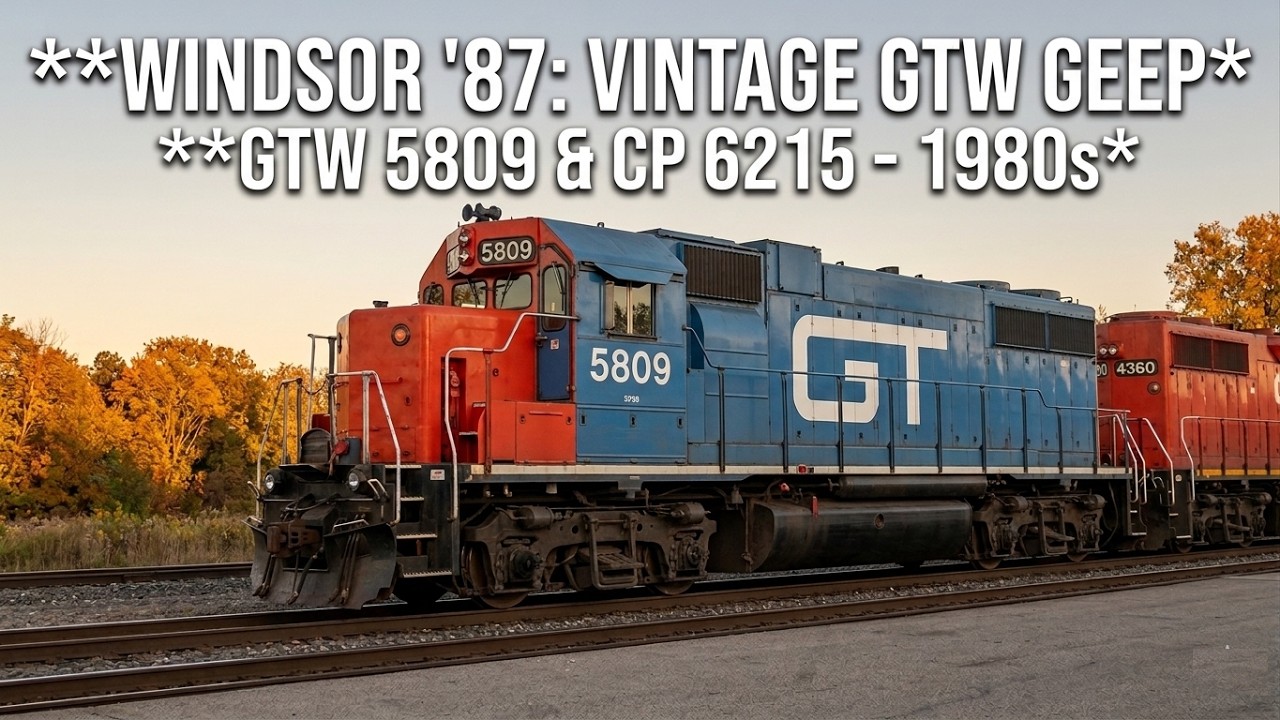 GP38-2's Working In Windsor 1987