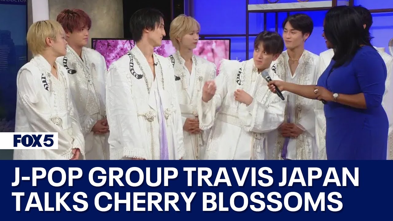 J-Pop group Travis Japan stops by FOX 5 Morning ahead of the Cherry Blossom festival