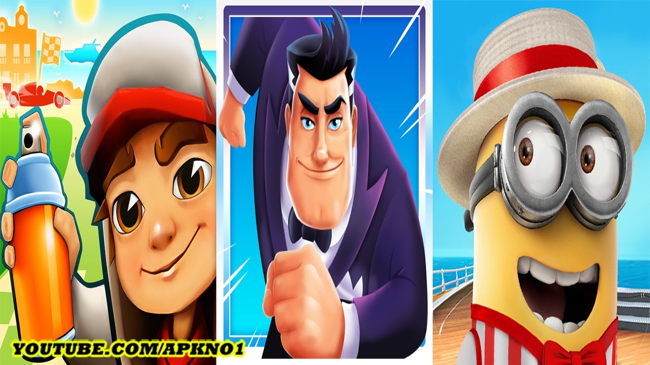 Subway Surfers VS Agent Dash VS Despicable Me 2 - Minion Rush