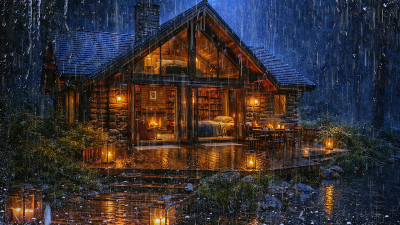 Deep Sleep Instantly with Heavy Rain Sounds | Relaxing Rain for Insomnia