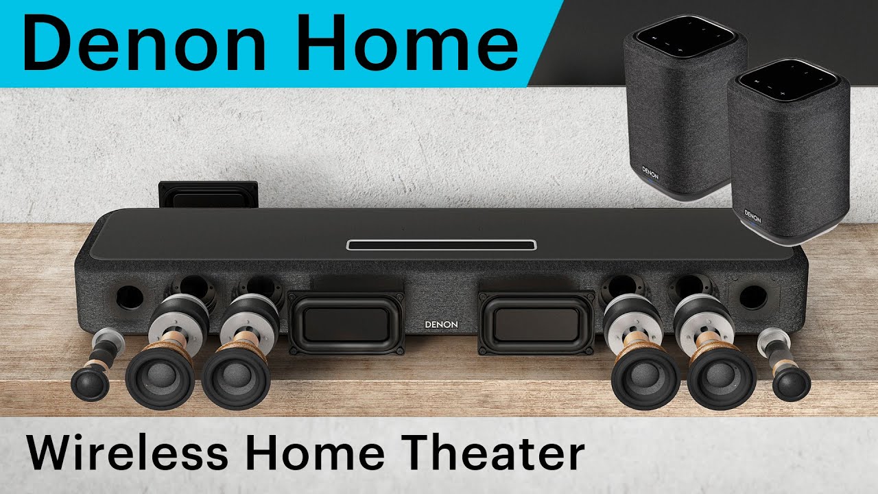Беспроводной компактный интеллектуальный кинотеатр Denon Home