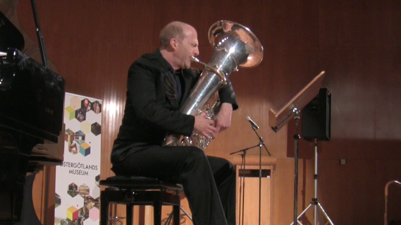 Bach flute sonata Movement 3 tuba solo