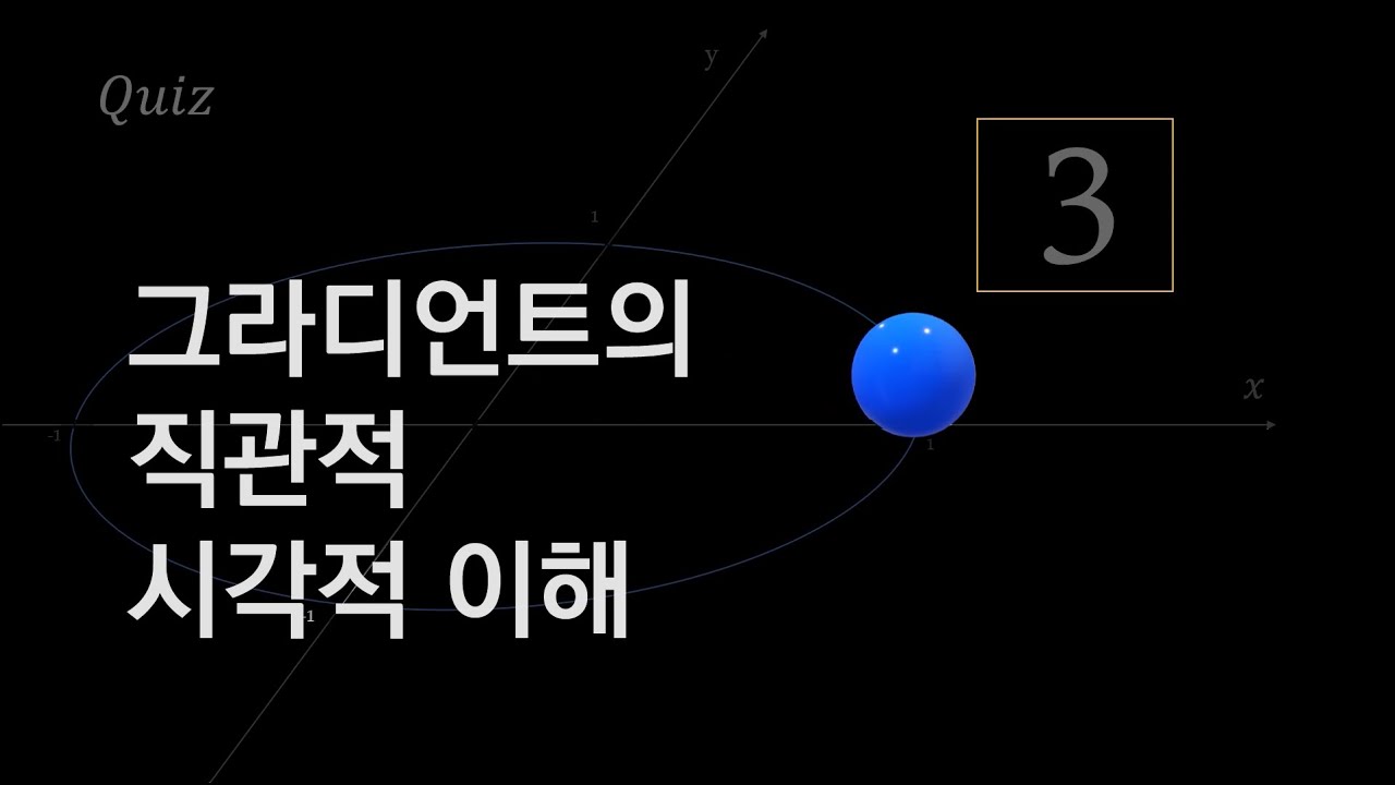 [벡터미적분 Ep.1] 그라디언트는 기울기가 가장 큰 방향을 가리킨다.