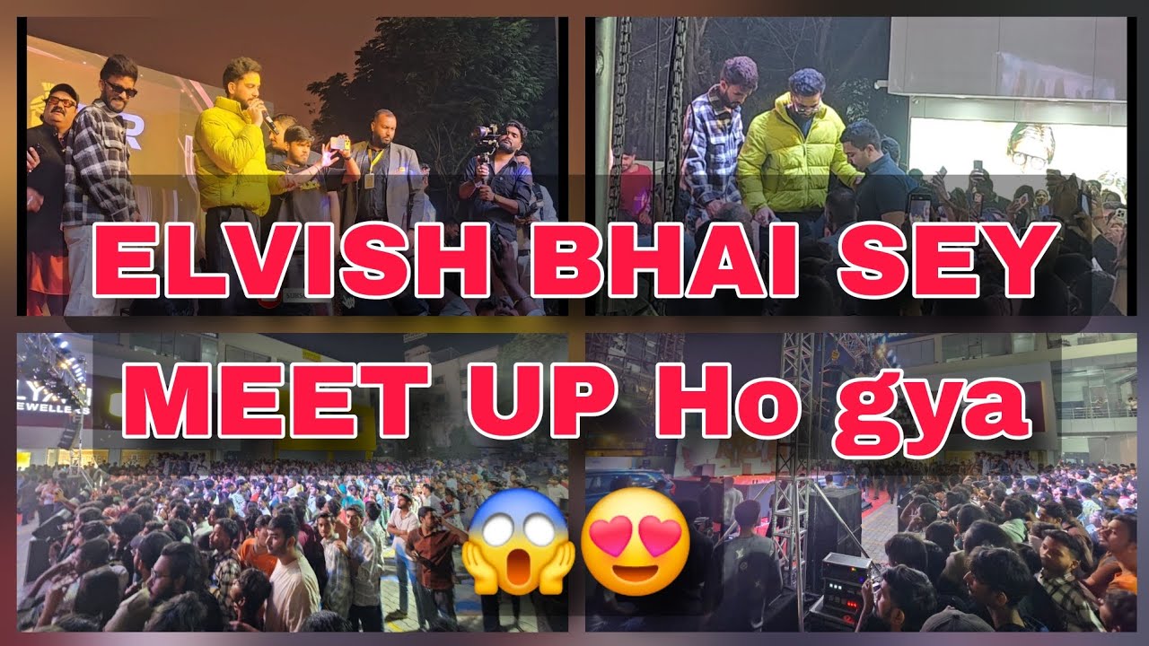 ELVISH BHAI SEY METUP  HO GYA 😱😍