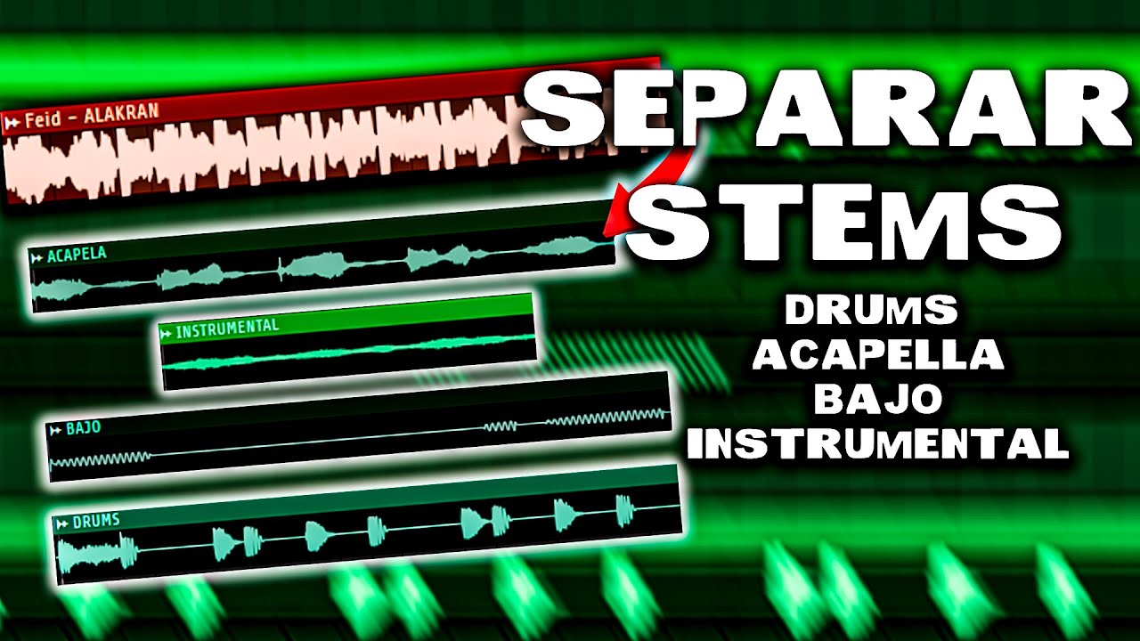 COMO SEPARAR LOS STEMS DE UNA CANCIÓN | DT-SPIDER