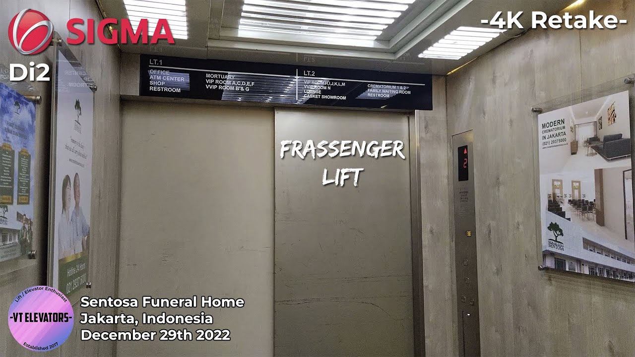 [4K] BIG SIGMA Di2 Frassenger Lift - Sentosa Funeral Home, Jakarta
