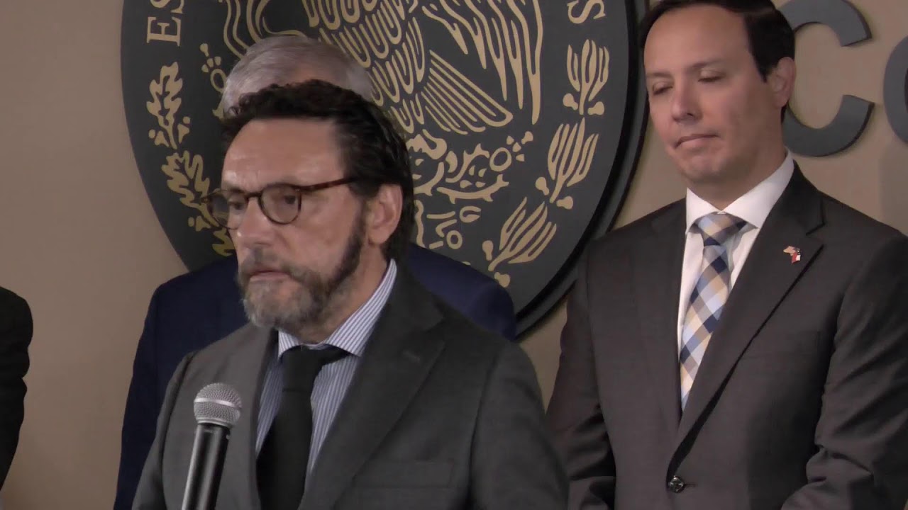 Homenaje luctuoso en memoria de Gustavo Martínez Cianca, Cónsul Adscrito en Los Ángeles.