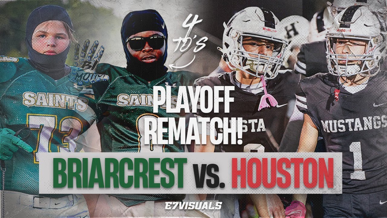 Playoff Rematch!! Comeback Game Of The Year?? Briarcrest Vs Houston (TN) Middle School Football