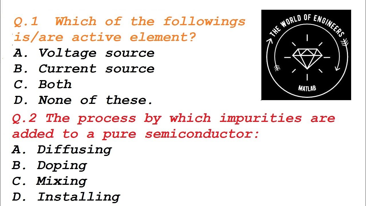 Handa Book || Electronics MCQs || Semiconductor Part 1 MCQs (1-10)