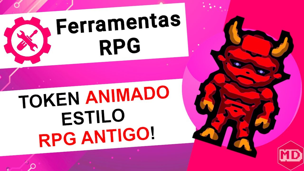 Token Animado Estilo RPG Antigo para seu VTT
