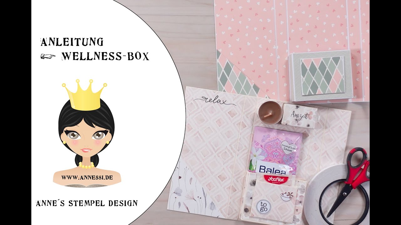 Anleitung/Tutorial für eine Wellness - Geschenke - Box. Geschenkidee auch für Anfänger. DIY