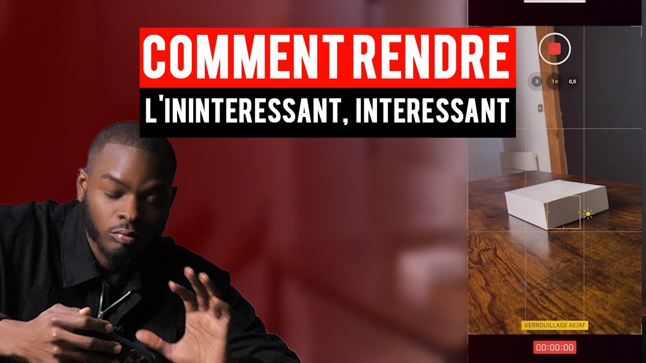 Comment faire une publicité avec son smartphone : rendre l'inintéressant intéressant 