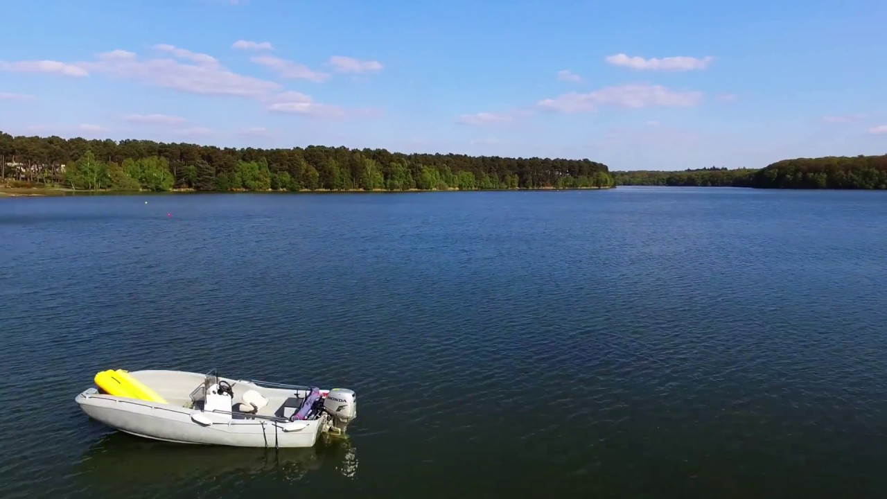 Lac de Trémelin (ille-et-Vilaine) vu du ciel - Avril 2017