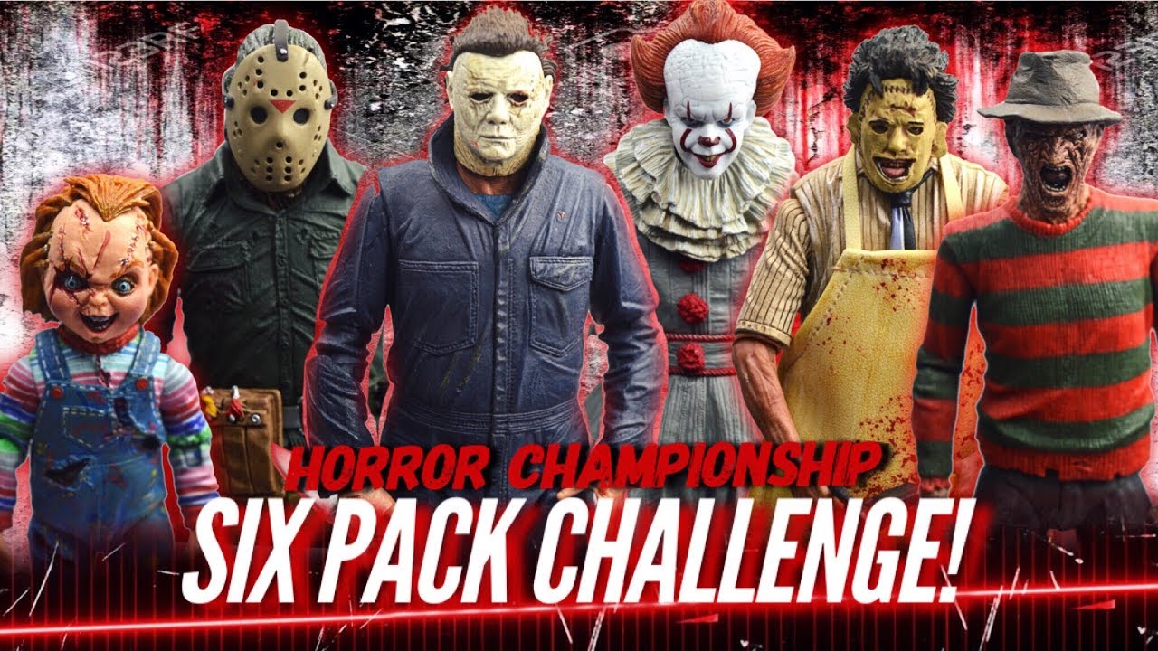 HORROR ACTION FIGURE MATCH! SIX PACK CHALLENGE! HORROR CHAMPIONSHIP!