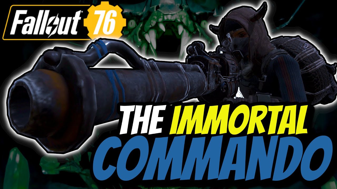 This Commando Build makes me Feel Immortal in Raids,  Fallout 76 Raid Build