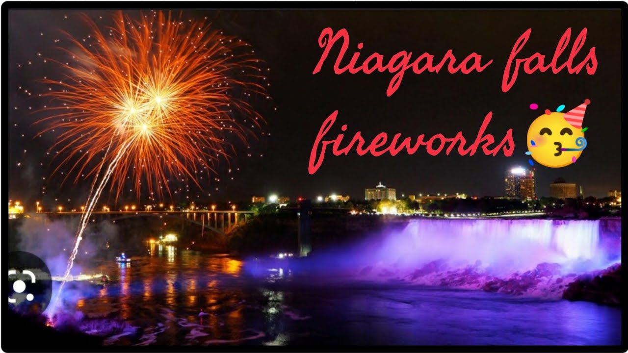 Niagara falls fireworks | Canada | Light Illumination